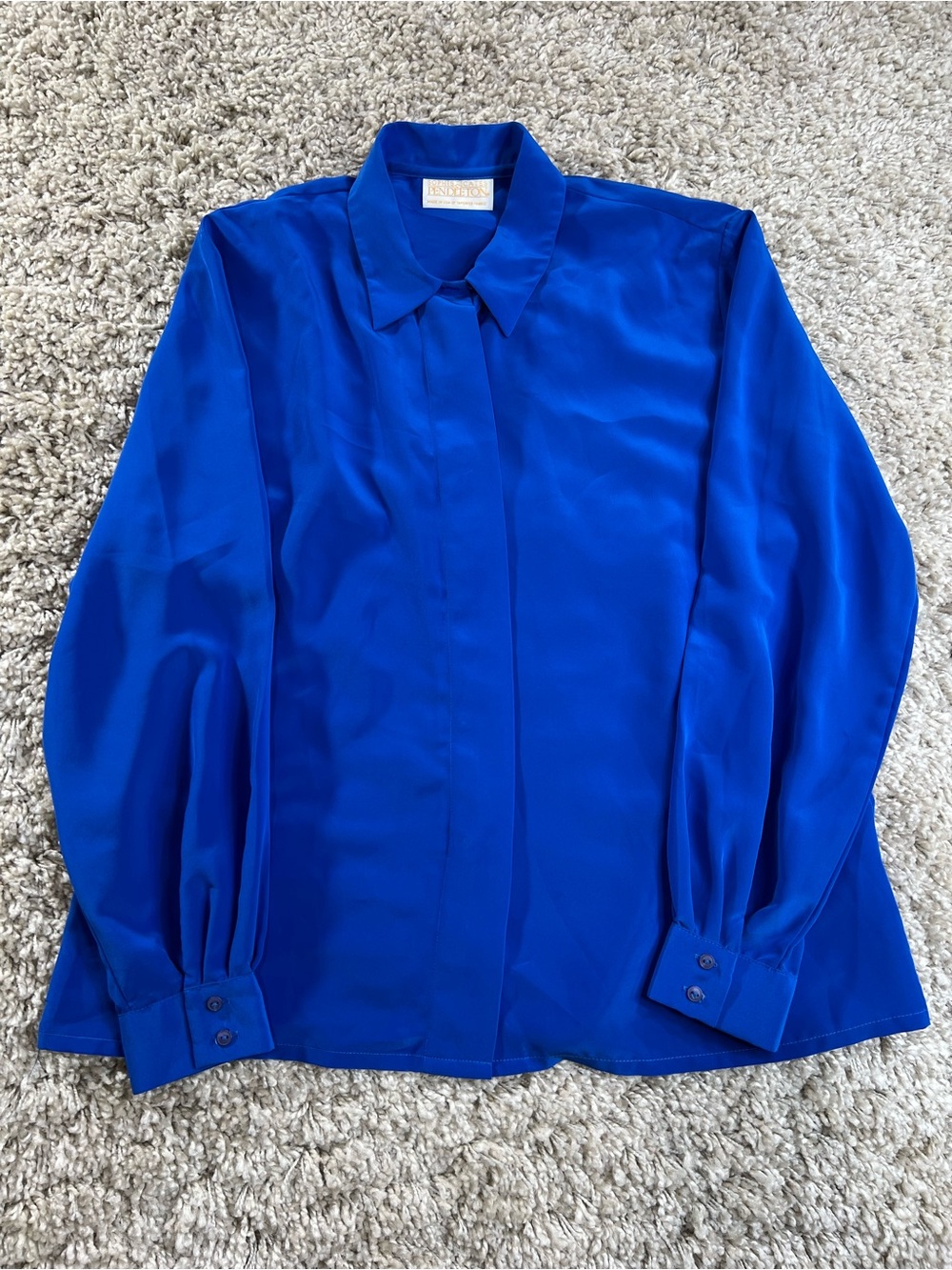 Pendleton Royal Blue Women's-Style Button Front Shirt